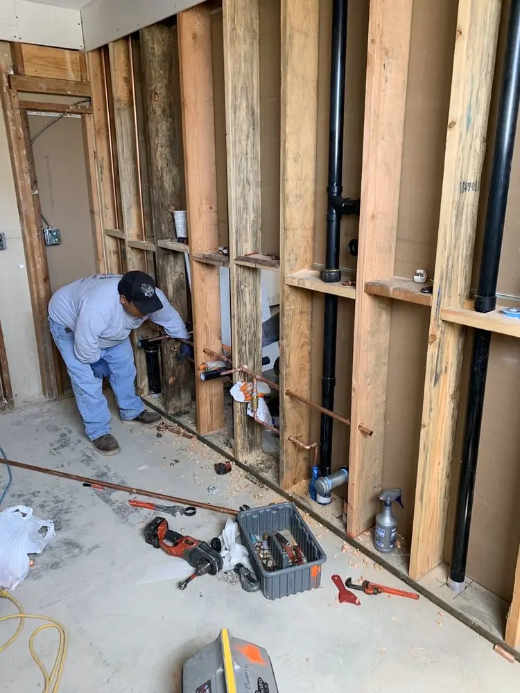Commercial rough-in plumbing for Water Heater Replacement in Columbus Park